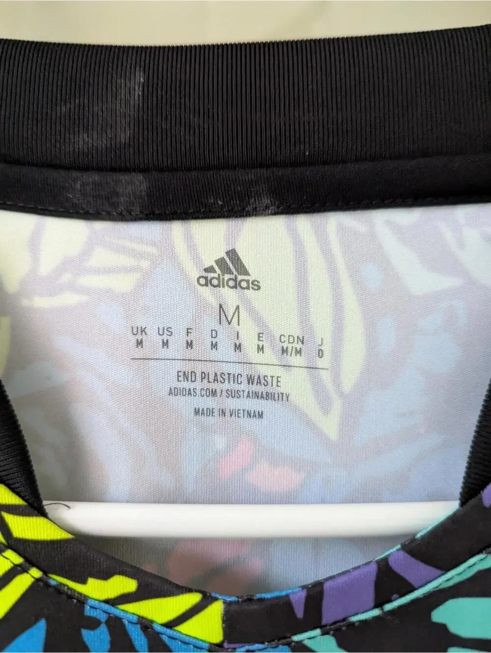 Adidas Sustainable Soccer Jersey Tiro Flower All Over Print Floral Football M